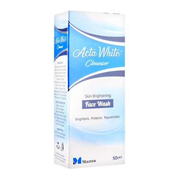 Acta White Cleanser Skin Brightening Face Wash bottle