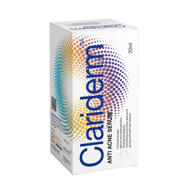 clariderm anti acne serum, 20ml helix