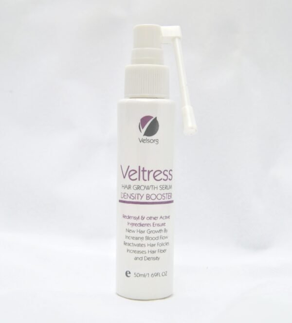A bottle of VELTRESS Hair Growth Serum 50ml