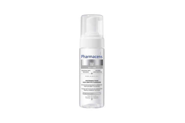 Pharmaceris Whitening Foam Face & Eye Cleansing.