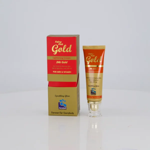 fair & pink gold cream ( improves blood circulation, and stops early aging, wrinkles and tanning )